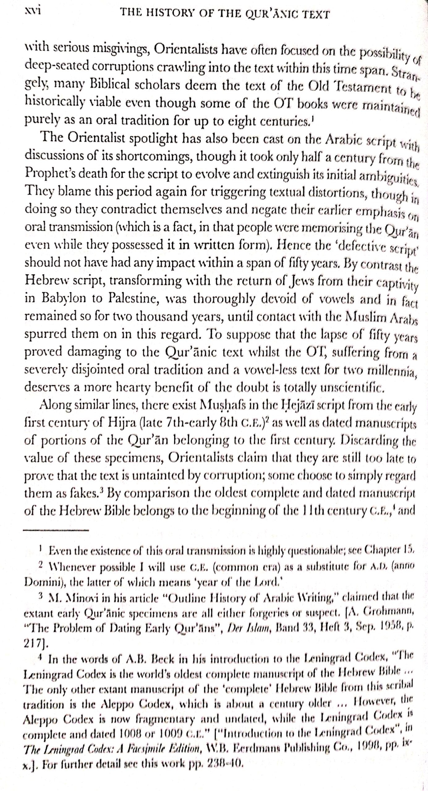 The History of The Qur’anic Text