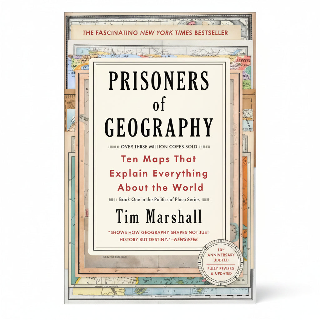 Prisoners of Geography Paperback | Geopolitics & World History Guide by Tim Marshall | Kitab Markaz
