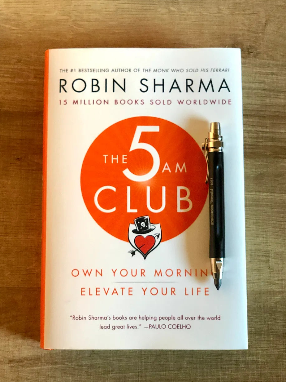 The 5 AM Club Paperback | Morning Routine and Personal Growth Book by Robin Sharma | Kitab Markaz