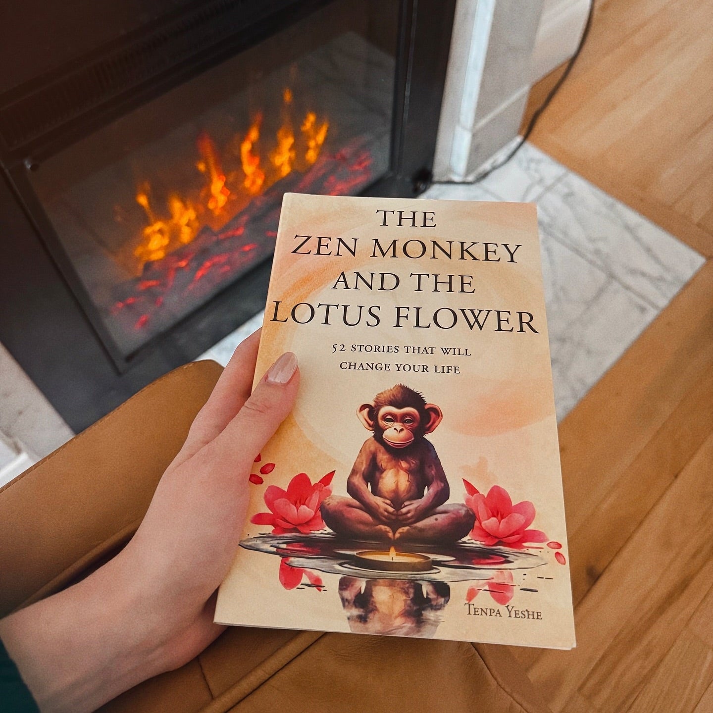 The Zen Monkey and the Lotus Flower Paperback | Zen Stories and Mindfulness Book by Tenpa Yeshe | Kitab Markaz