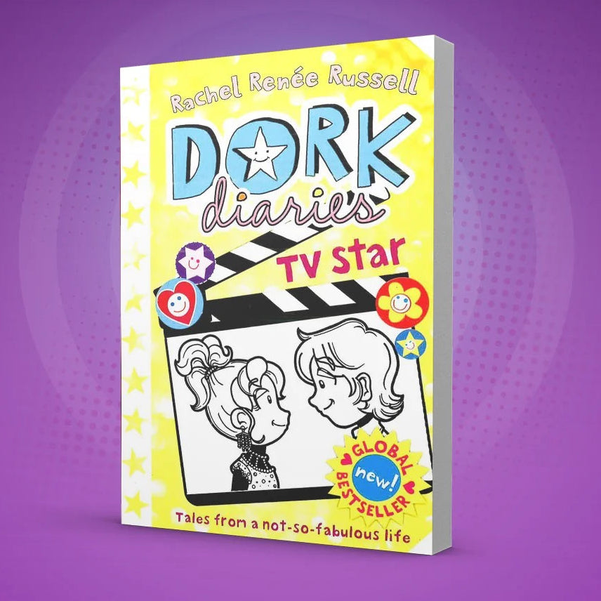 Dork Diaries 7: Tales from a Not-So-Glam TV Star by Rachel Renée Russell – Paperback Cover | Kitab Markaz