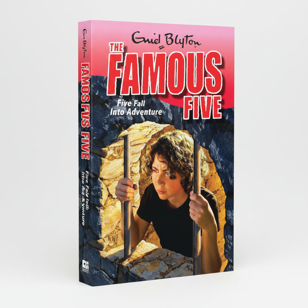 Five Fall Into Adventure Paperback | Famous Five Book 9 by Enid Blyton | Kitab Markaz