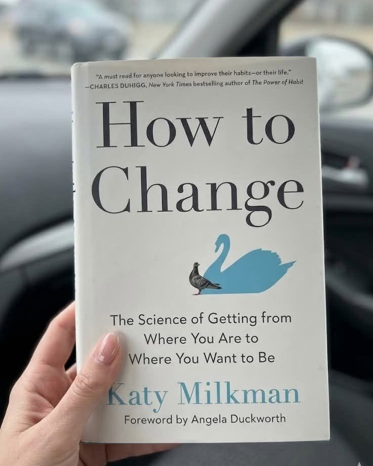 How to Change by Katy Milkman – Self-Help Book Cover