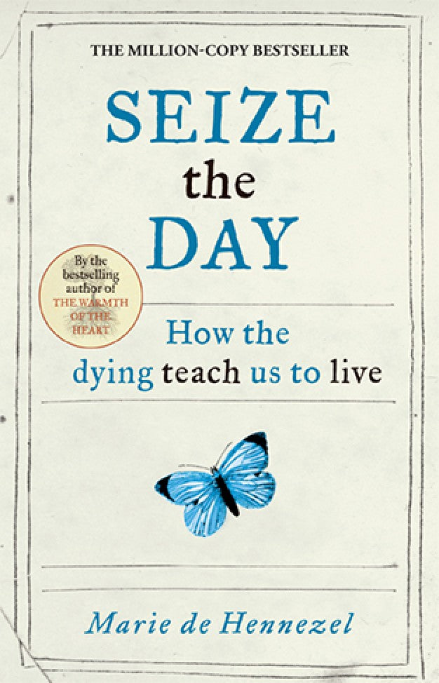 Front cover of the book 'Seize the Day: How the dying teach us to live' by Marie de Hennezel