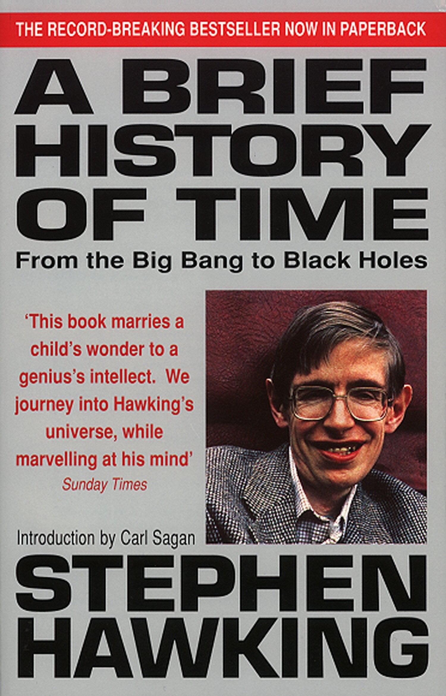 A Brief History of Time Paperback | Popular Science and Cosmology Book by Stephen Hawking | Kitab Markaz