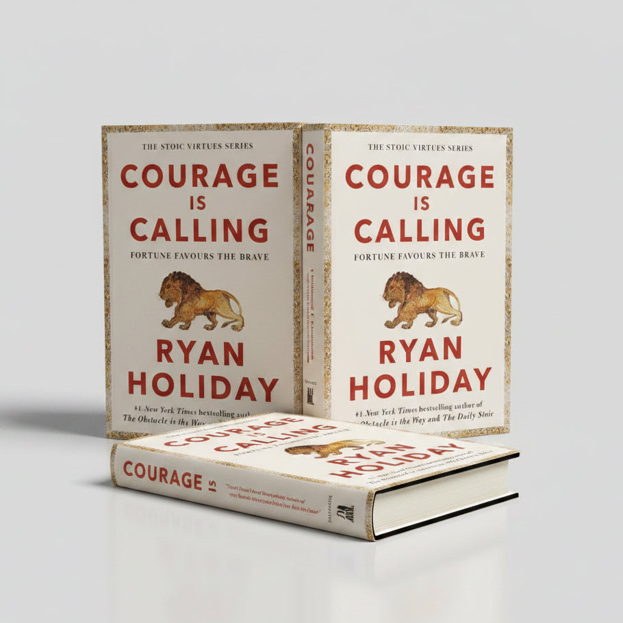 Courage Is Calling Fortune Favors the Brave Paperback | Stoicism and Philosophy Book by Ryan Holiday | Kitab Markaz