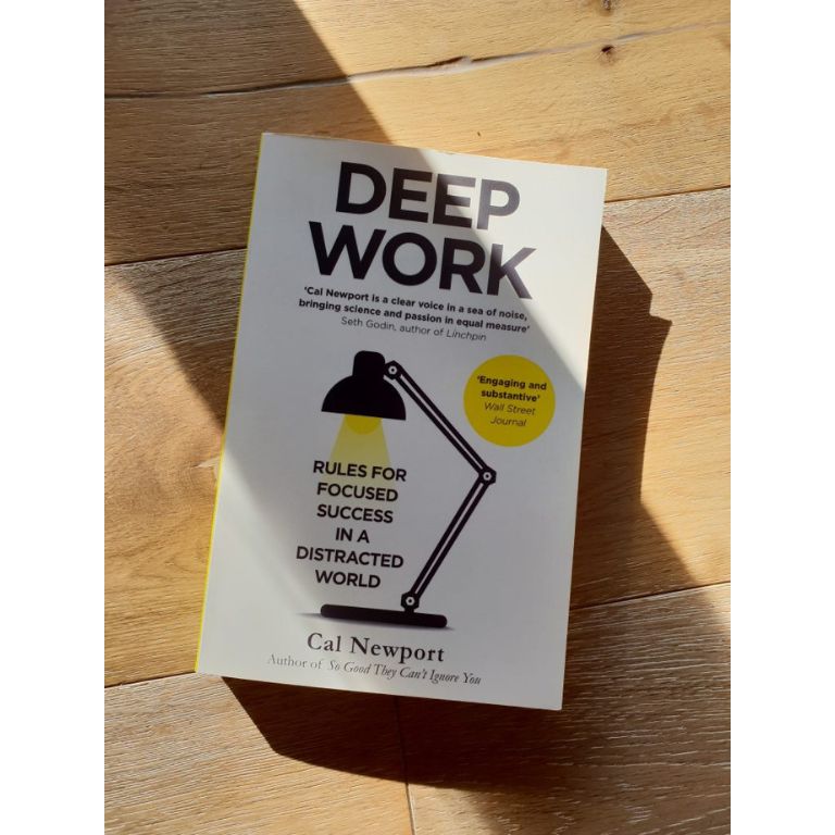 Deep Work Paperback | Productivity & Focus Book by Cal Newport | Kitab Markaz
