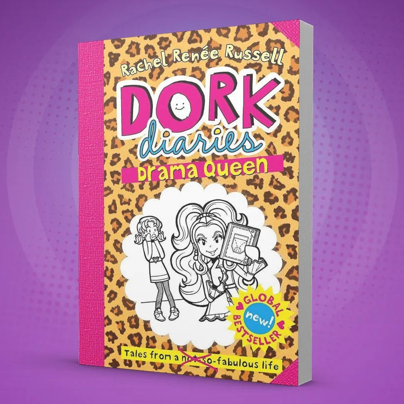 Dork Diaries 9: Tales from a Not-So-Dorky Drama Queen by Rachel Renée Russell – Paperback Cover | Kitab Markaz