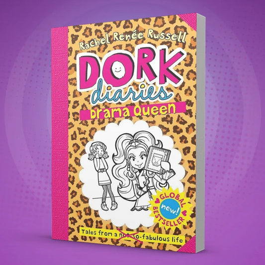 Dork Diaries 9: Tales from a Not-So-Dorky Drama Queen by Rachel Renée Russell – Paperback Cover | Kitab Markaz