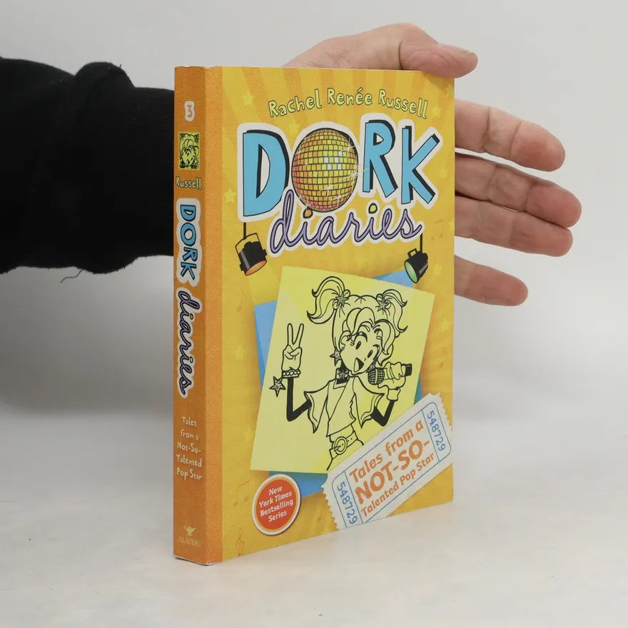 Dork Diaries Book 3 Pop Star Paperback | Children's Funny Music Fiction Novel by Rachel Renée Russell | Kitab Markaz