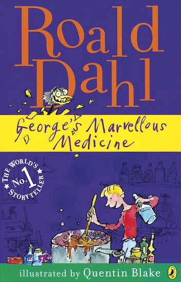 George's Marvellous Medicine Paperback | Classic Children's Humorous Fiction Novel by Roald Dahl | Kitab Markaz