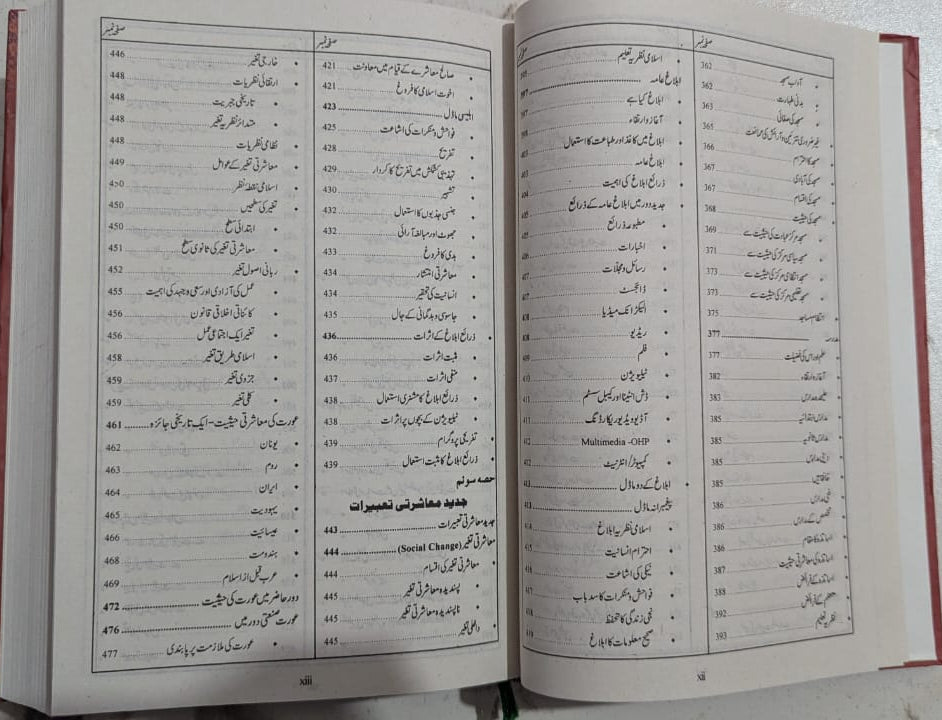 اسلام کا معاشرتی نظام کتاب کا فہرست صفحہ ۳ - ڈاکٹر خالد علوی - مشتمل ابواب: معاشرتی عدل و مساوات، انسانی حقوق، استحصال کی ممانعت