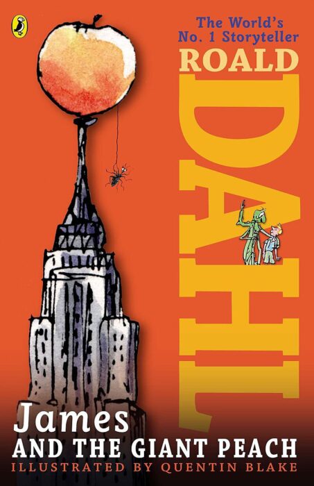 James and the Giant Peach Paperback | Classic Children's Fantasy Novel by Roald Dahl | Kitab Markaz