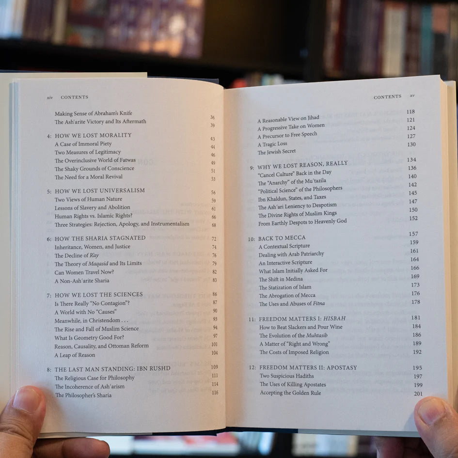 Reopening Muslim Minds book by Mustafa Akyol - a return to reason freedom and tolerance in Islam - Book inside Content Page 2