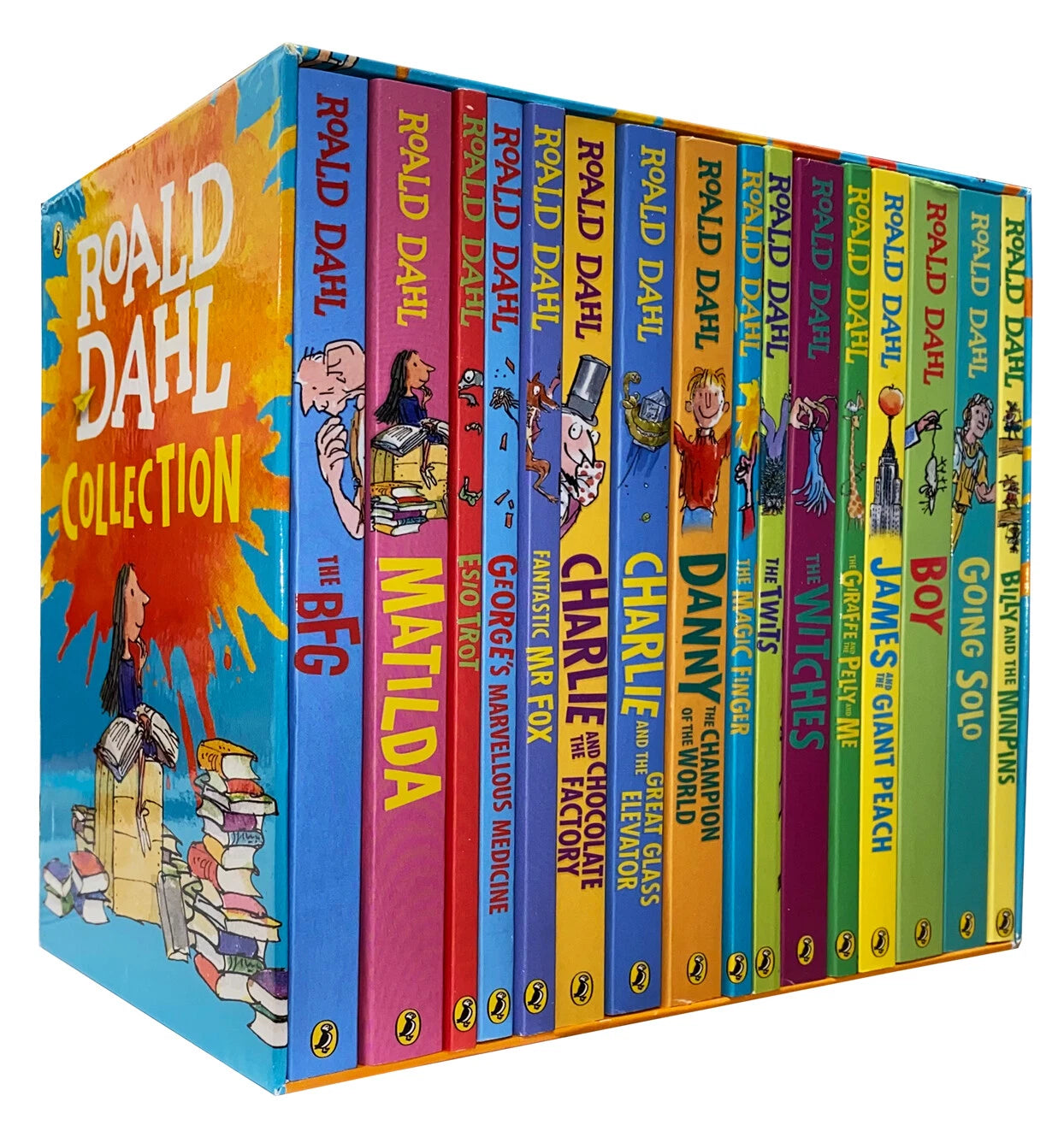 Roald Dahl 16-Book Classic Collection Box Set – Complete Set - Kitab Markaz