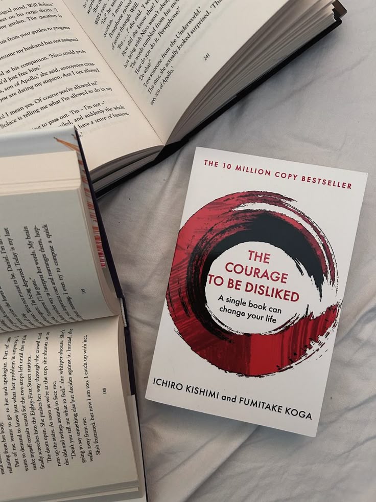 The Courage to Be Disliked by Ichiro Kishimi and Fumitake Koga – Book Cover