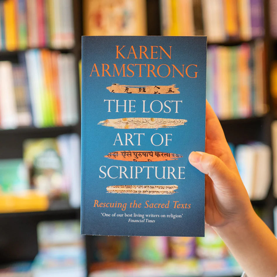 The Lost Art of Scripture by Karen Armstrong book cover – buy in Pakistan