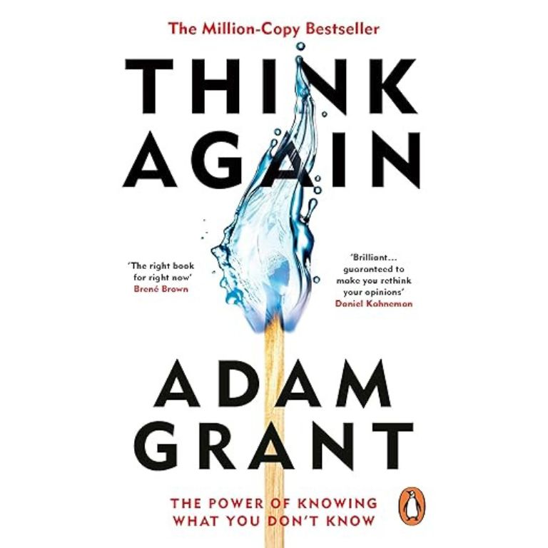 Think Again Paperback | Psychology & Self-Help Book by Adam Grant | Kitab Markaz