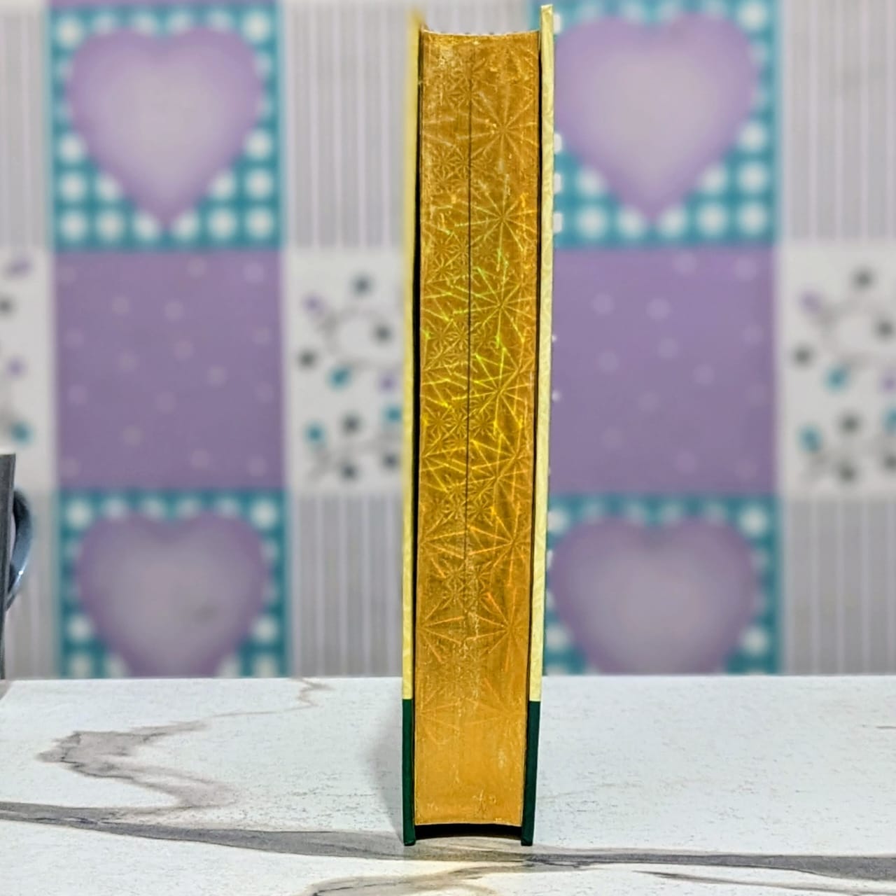 Close-up of book title 'Mohsin-e-Insaniat' (محسنِ انسانیتﷺ) by Naeem Siddiqui in elegant Urdu calligraphy