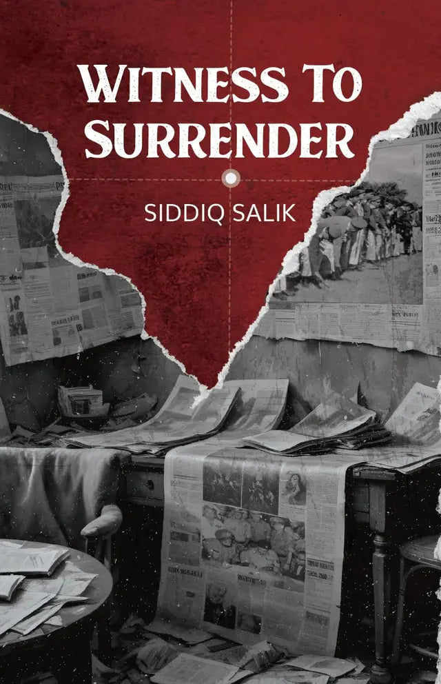 Witness to Surrender book by Brigadier Siddique Salik - 1971 War Hardcover