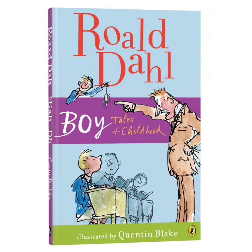 Boy: Tales of Childhood by Roald Dahl – Paperback Cover | Kitab Markaz