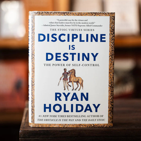 Discipline Is Destiny by Ryan Holiday – Book Cover | Kitab Markaz