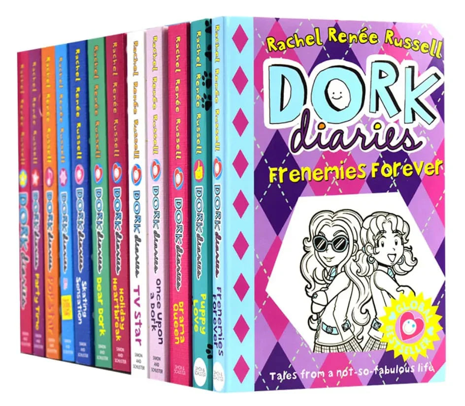 Dork Diaries Complete 15-Book Collection Box Set by Rachel Renée Russell – Paperback | Kitab Markaz