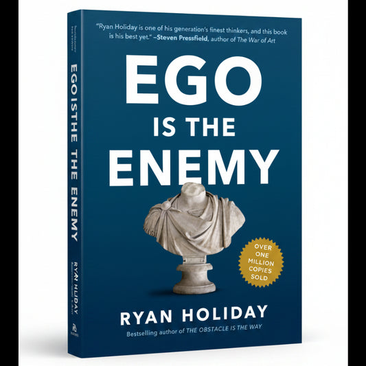 Ego Is the Enemy by Ryan Holiday – Book Cover | Kitab Markaz