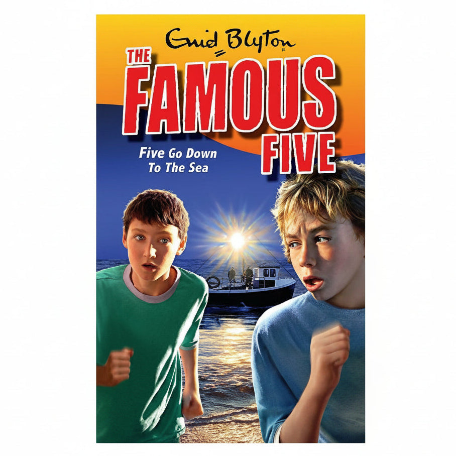 Five Go Down to the Sea by Enid Blyton – Book Cover | Kitab Markaz