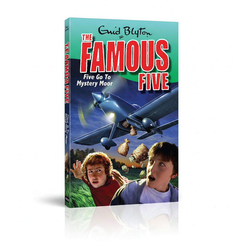 Five Go to Mystery Moor by Enid Blyton – Book Cover | Kitab Markaz