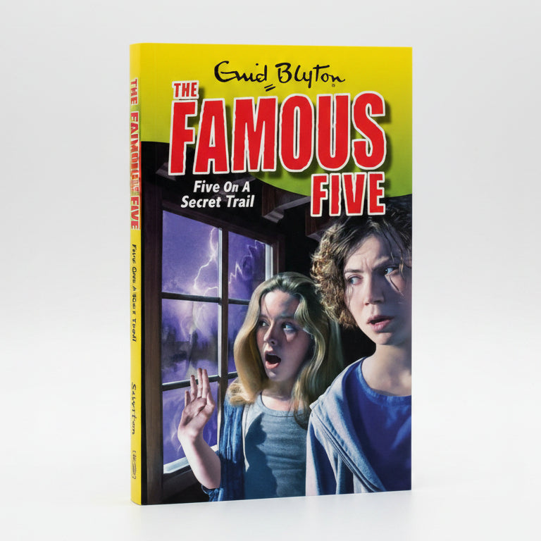Five on a Secret Trail by Enid Blyton – Book Cover | Kitab Markaz