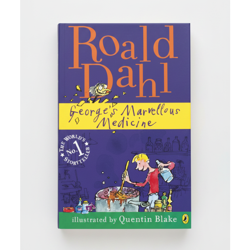 George's Marvellous Medicine by Roald Dahl – Paperback Cover | Kitab Markaz