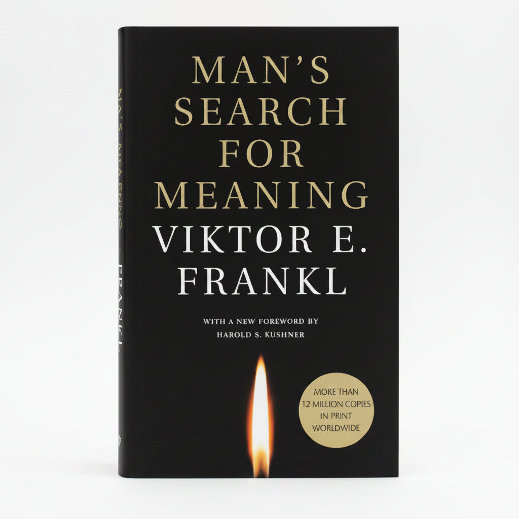 Man's Search for Meaning by Viktor Frankl – Book Cover | Kitab Markaz
