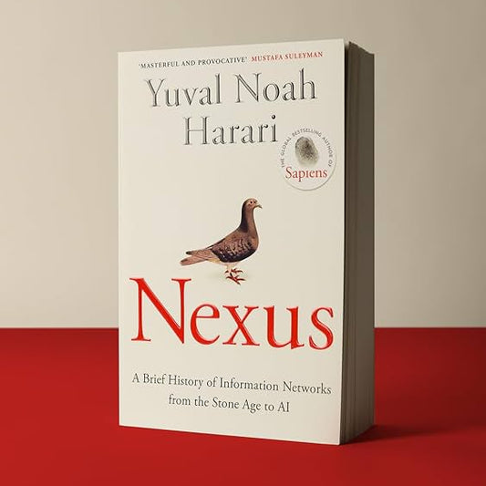 Nexus by Yuval Noah Harari – Book Cover | Kitab Markaz