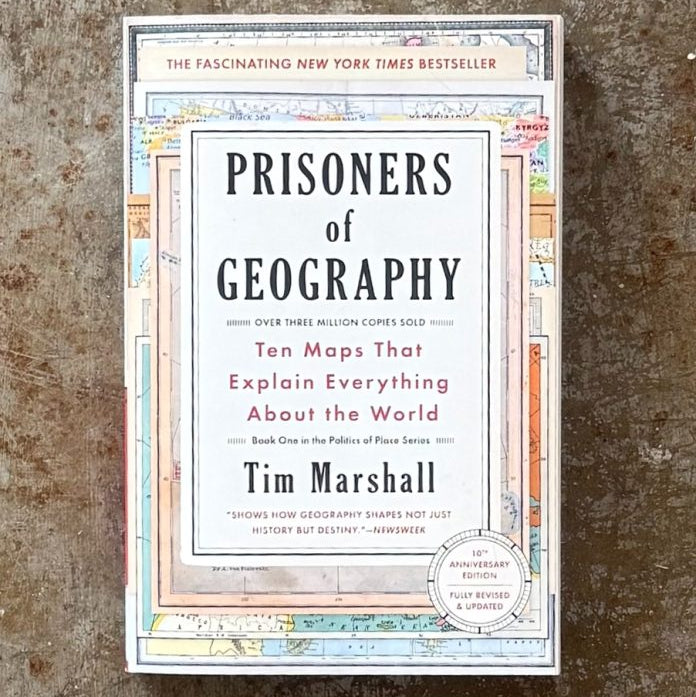 Prisoners of Geography by Tim Marshall – Book Cover | Kitab Markaz