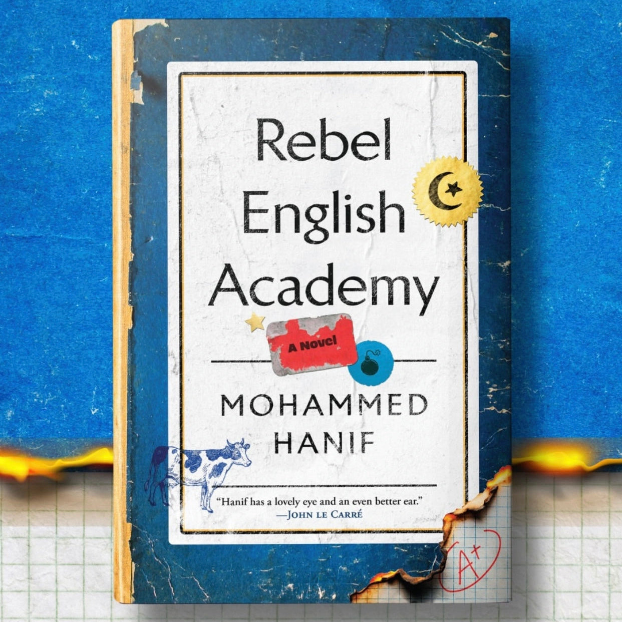 Rebel English Academy by Mohammed Hanif – Paperback Front Cover | Kitab Markaz