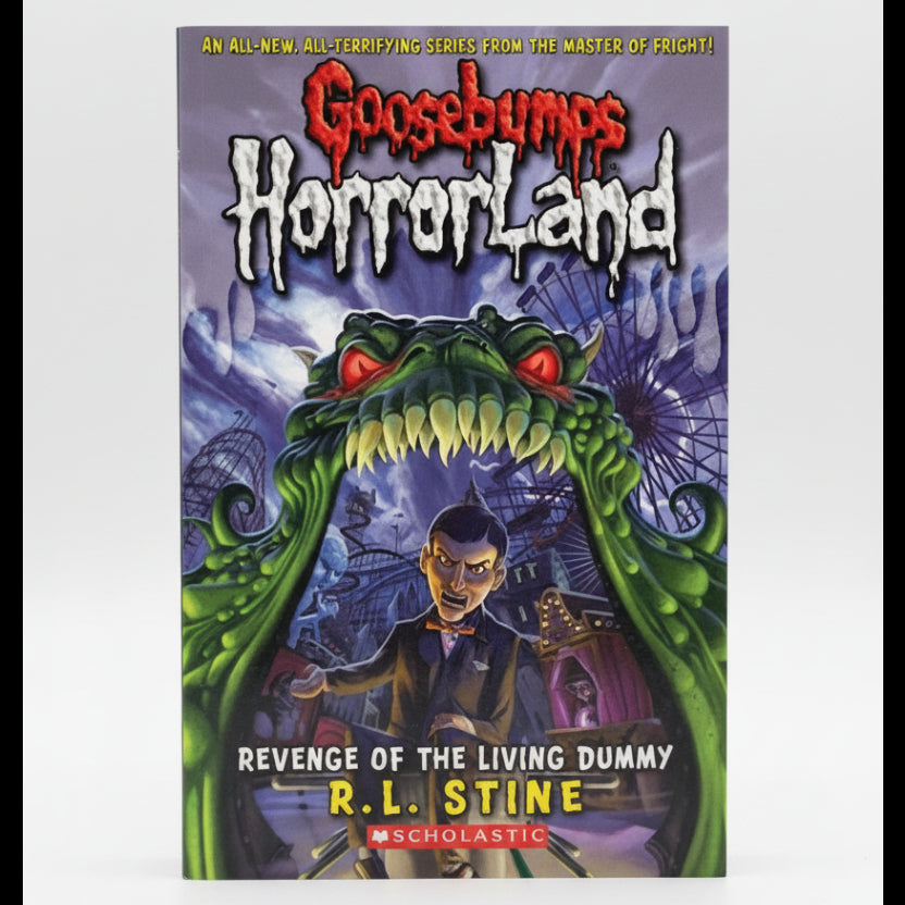 Revenge of the Living Dummy by R. L. Stine – Goosebumps HorrorLand Paperback Cover | Kitab Markaz
