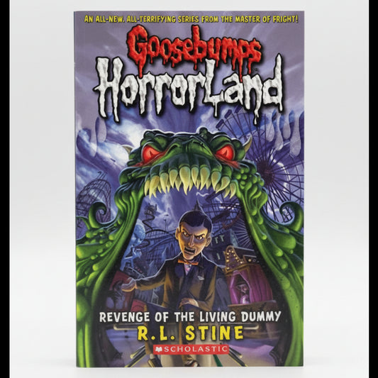 Revenge of the Living Dummy by R. L. Stine – Goosebumps HorrorLand Paperback Cover | Kitab Markaz