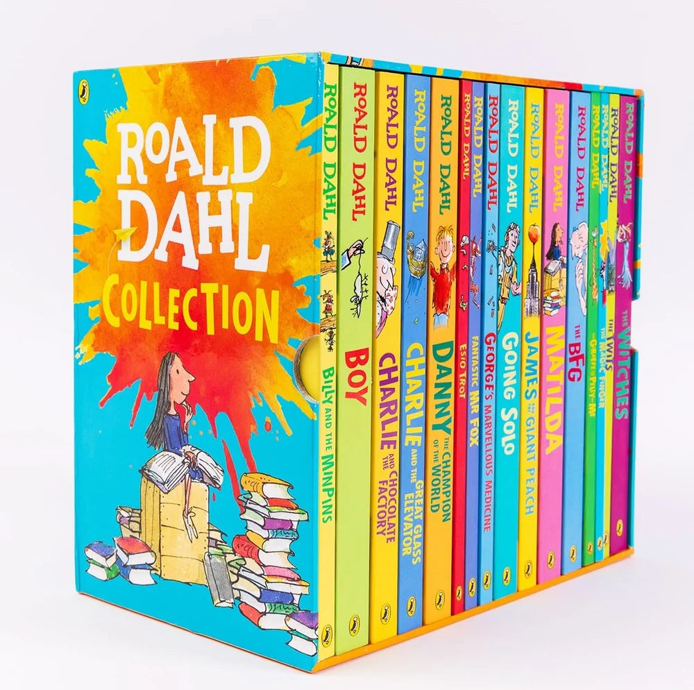Complete Roald Dahl 16 Books Box Set Includes Matilda and The BFG | Kitab Markaz