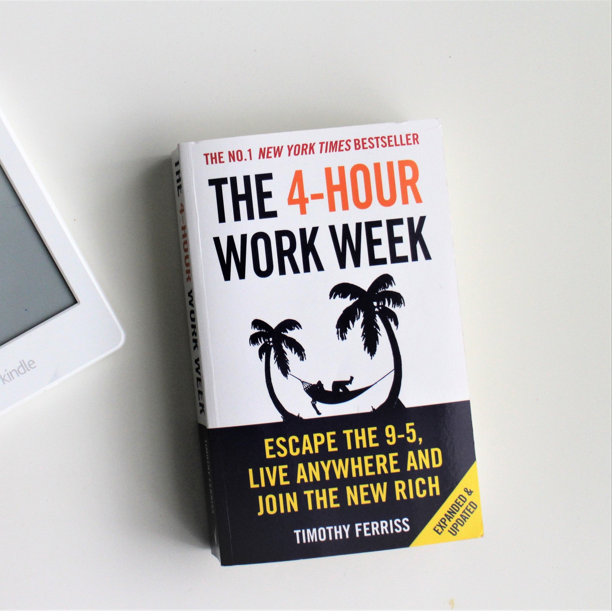 The 4-Hour Workweek by Timothy Ferriss – Book Cover | Kitab Markaz
