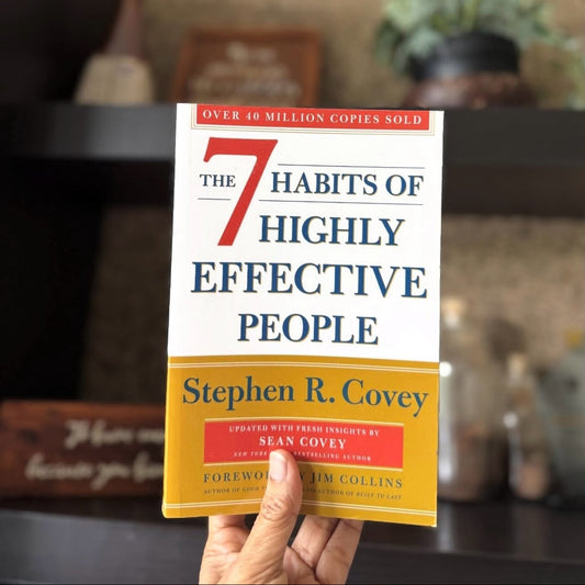 The 7 Habits of Highly Effective People by Stephen Covey – Book Cover | Kitab Markaz