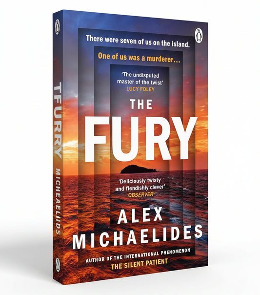 The Fury by Alex Michaelides – Book Cover | Kitab Markaz