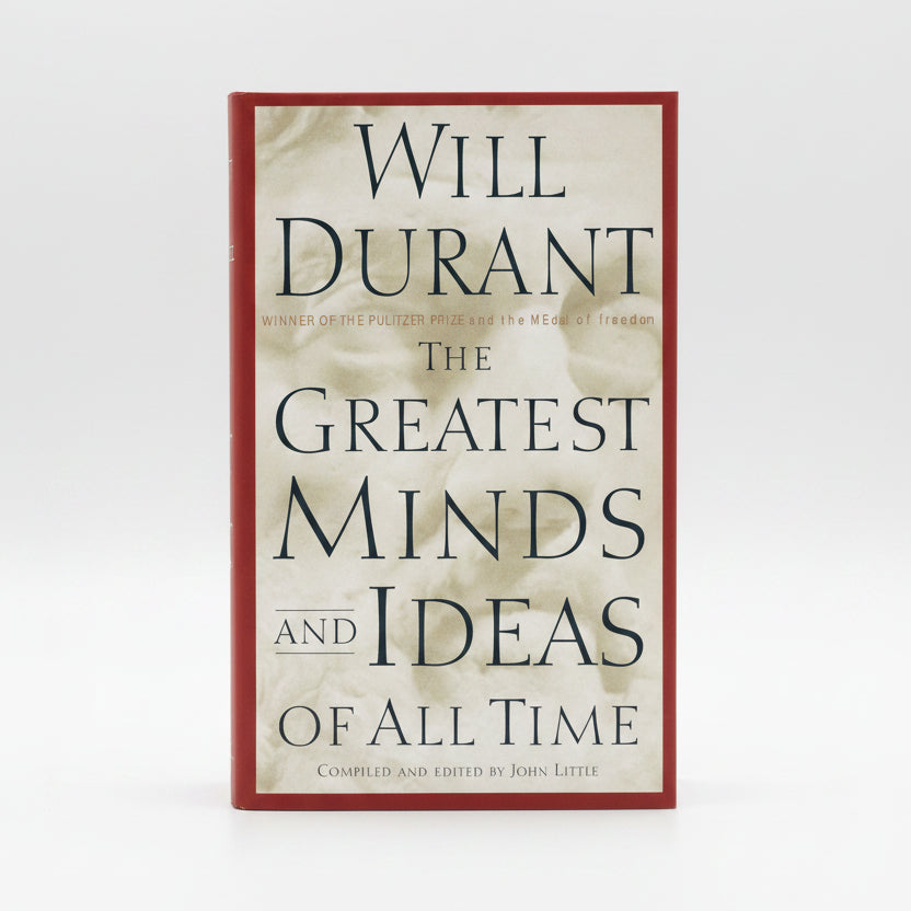 The Greatest Minds and Ideas of All Time by Will Durant – Book Cover | Kitab Markaz