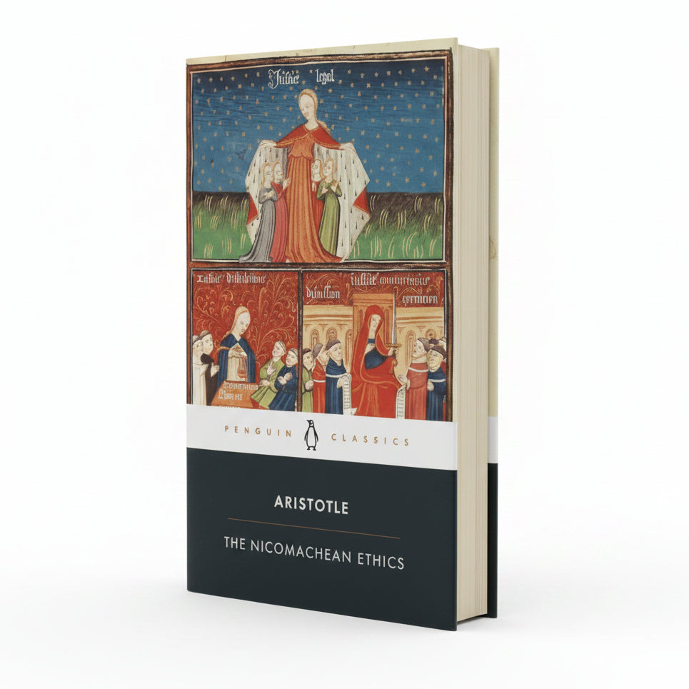 The Nicomachean Ethics by Aristotle – Book Cover | Kitab Markaz