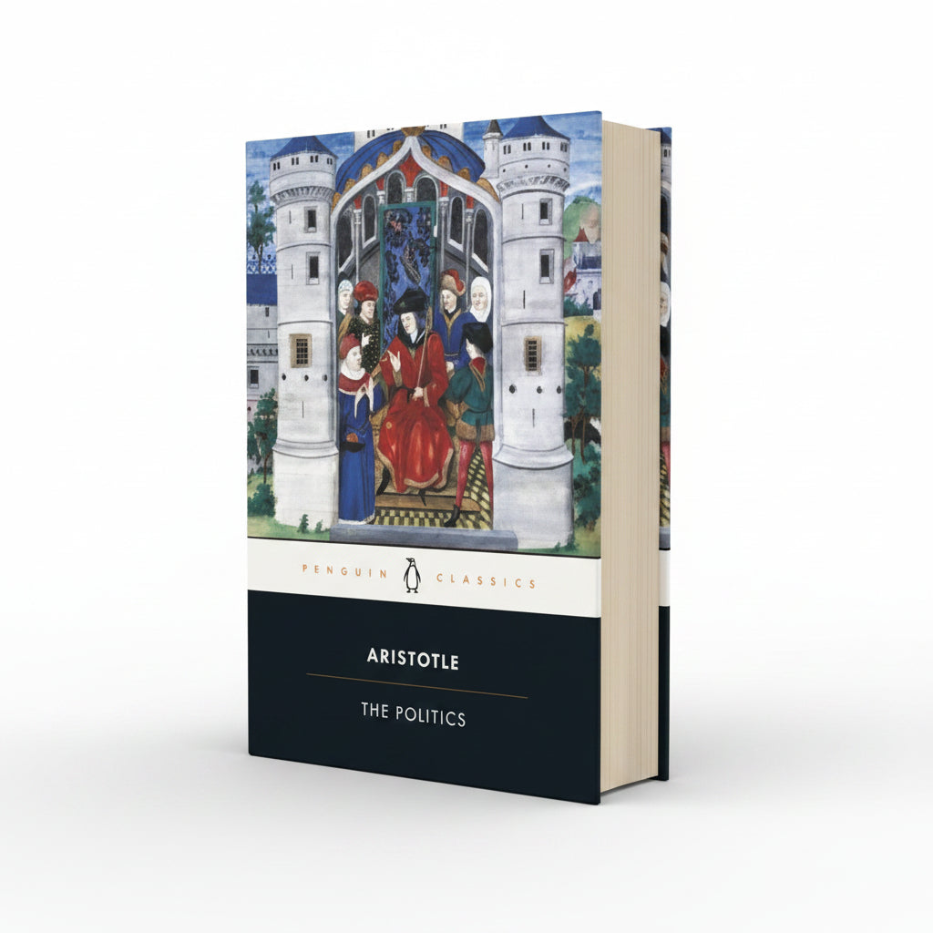 The Politics by Aristotle – Book Cover | Kitab Markaz