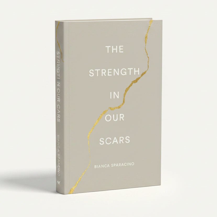 The Strength in Our Scars by Bianca Sparacino – Book Cover | Kitab Markaz