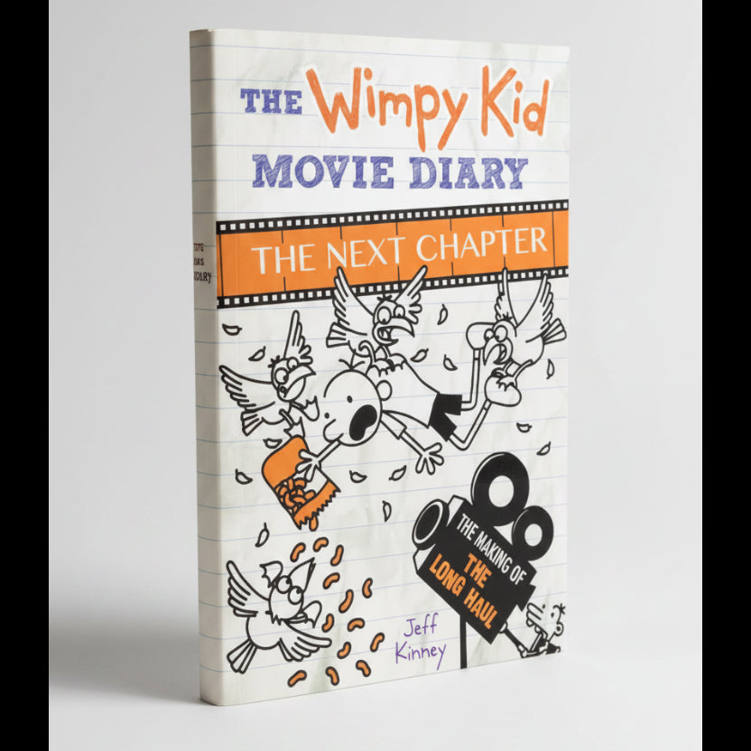 The Wimpy Kid Movie Diary: The Next Chapter by Jeff Kinney – Book Cover | Kitab Markaz
