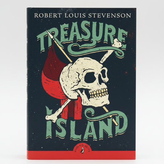 Treasure Island by Robert Louis Stevenson – Book Cover | Kitab Markaz