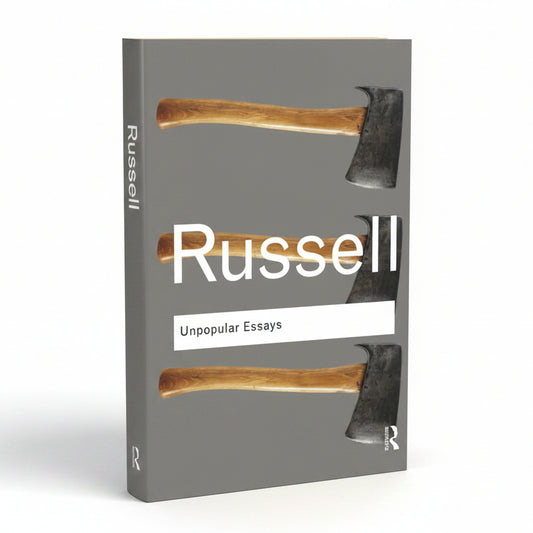 Unpopular Essays by Bertrand Russell – Book Cover | Kitab Markaz